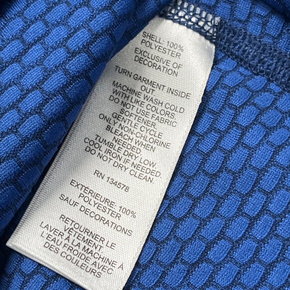 Vineyard Vines Mens Blue Polyester On-The-Go Sankaty Hoodie  Lightweight Size S - Picture 7 of 8